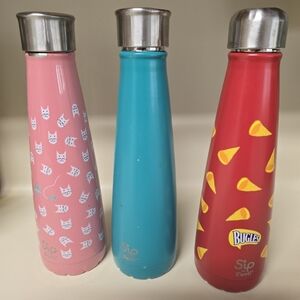 Sip by Swell water bottles 3 Meow Cat, Bugles, Teal